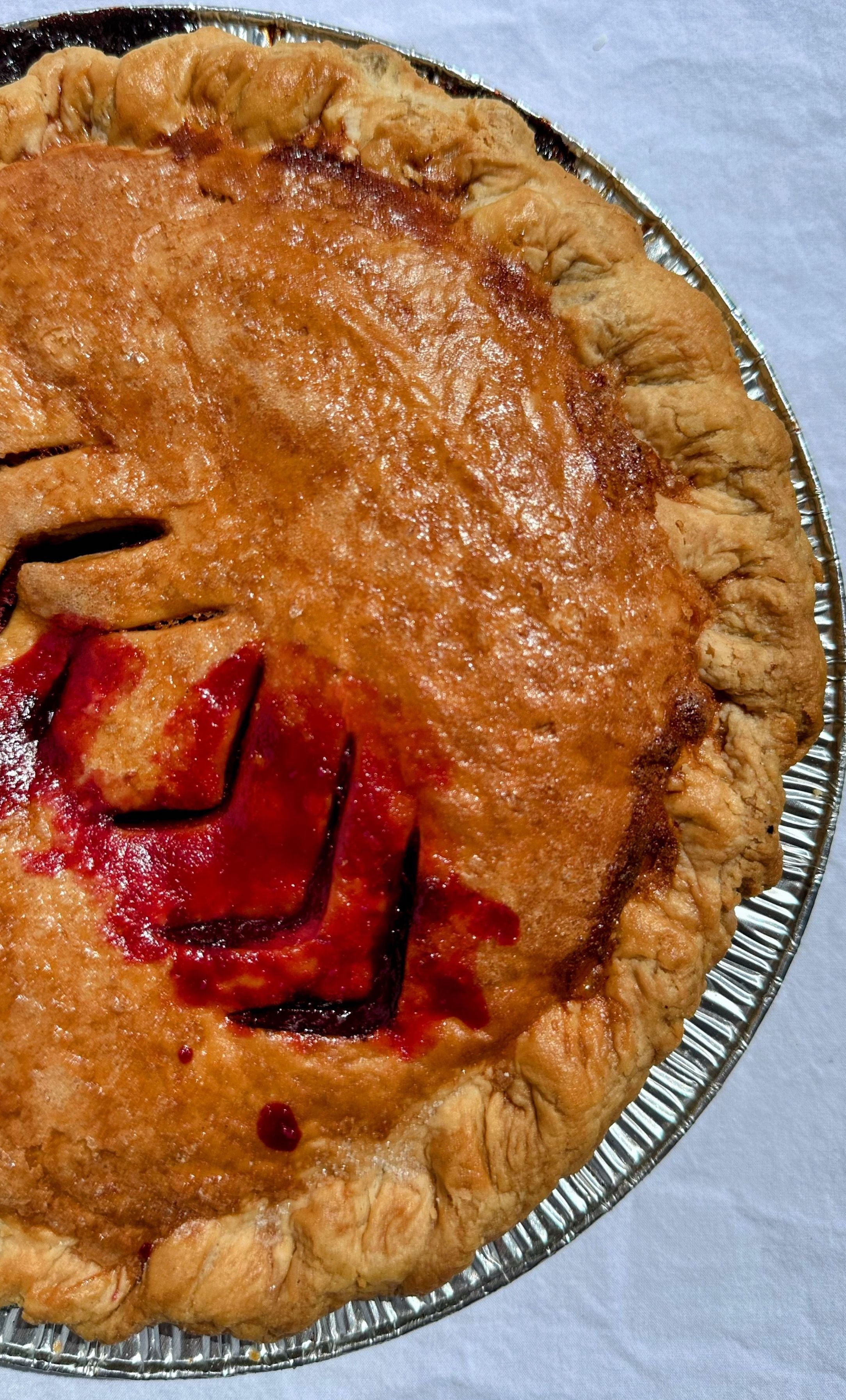 Sour Cherry & Sour Cream Pie